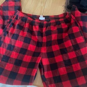 Buffalo plaid pj pants